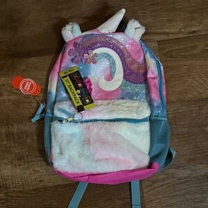 Unicorn Kids Backpack - Pink and Blue